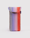 Puffy Glasses Sleeve - Gradient Stripe Poppy & Lilac
